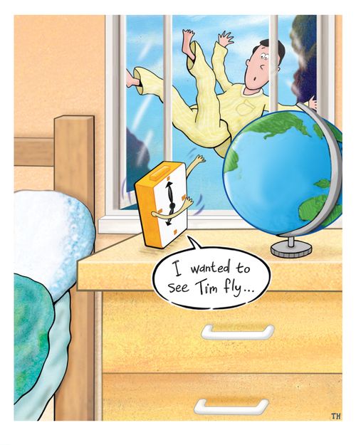 "I wanted to see Tim fly."