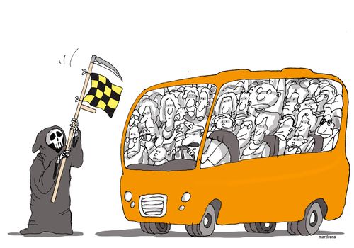 Urban transport and speeding accidents
