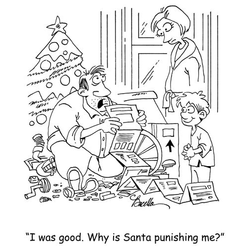 "I was good. Why is Santa punishing me?"