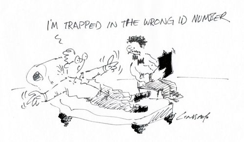 "I'm trapped in the wrong ID number."