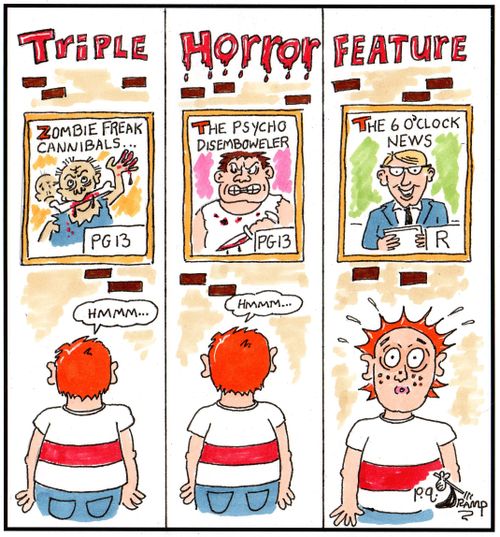 Triple Horror Feature: The 6 O' Clock News
