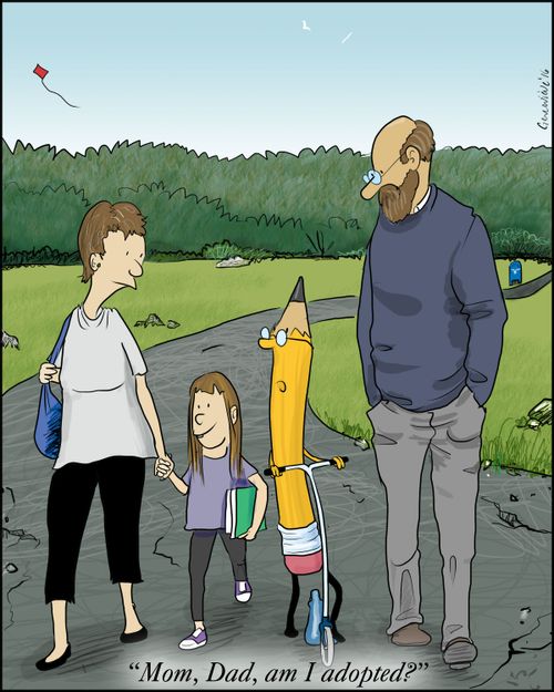"Mom, Dad, am I adopted?"