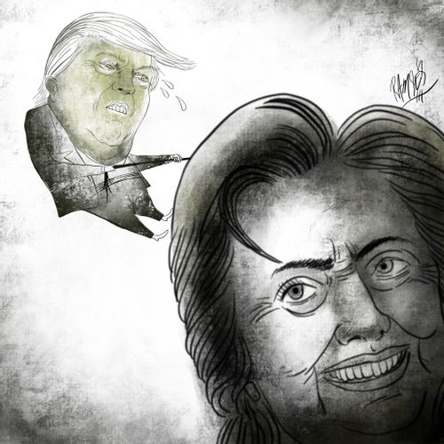 Trump climbing Hillary Clinton