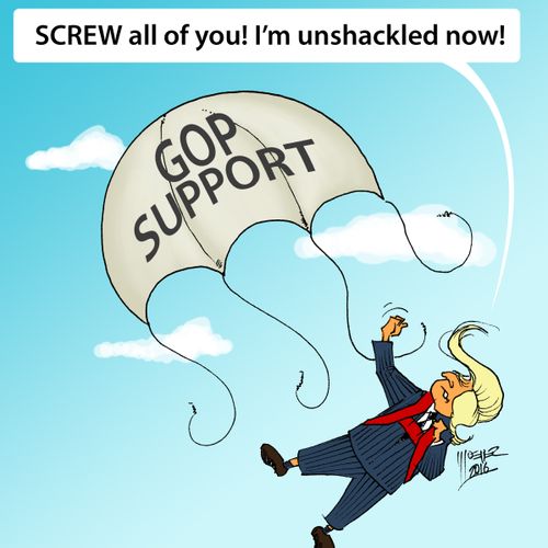 "Screw all of you! I'm unshackled now!