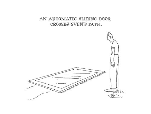 Automatic sliding door