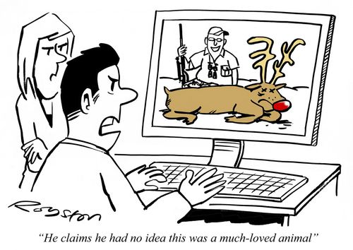 "He claims he had no idea this was a much-loved animal."
