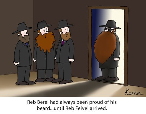 Reb Berel had always been proud of his beard...until Reb Feivel arrived.