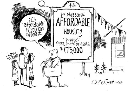 "It's 'affordable' if you can afford it."
