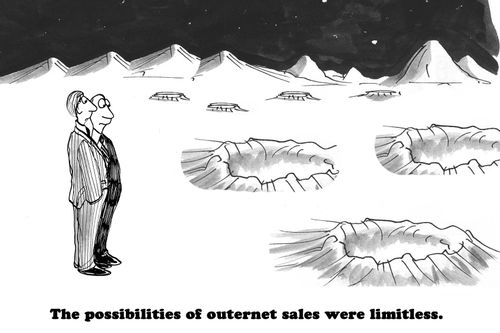 The possibilities of outernet sales were limitless.