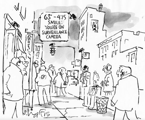 'Smile: you're on surveillance camera.'