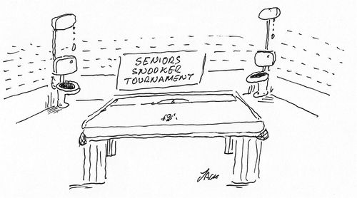 Seniors Snooker Tournament.