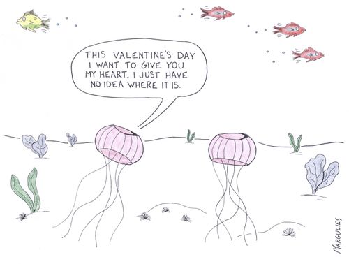 "This Valentine's Day I want to give you my heart. I just have no idea where it is."