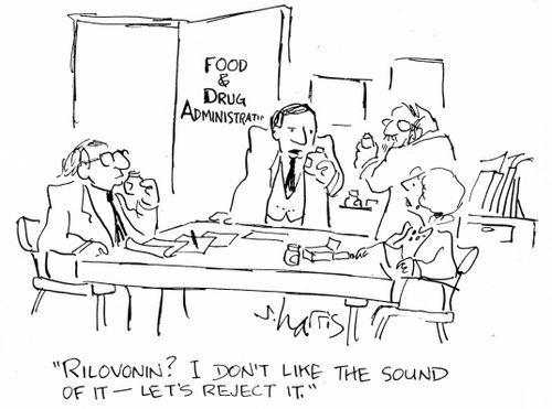 "Rilovonin? I don't like the sound of it - let's reject it."