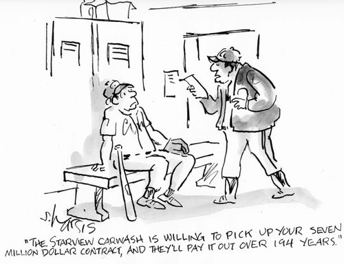 "The Starview carwash is willing to pick up your seven million dollar contract, and they'll pay it our over 194 years."
