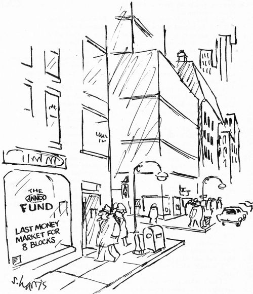 'Last money market for 8 blocks'