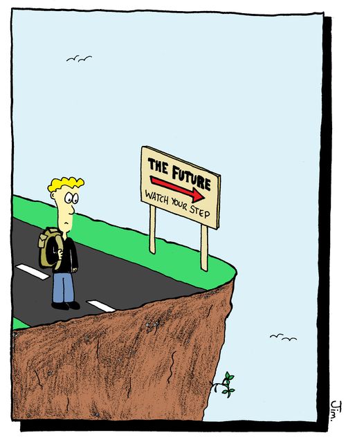The future: watch your step