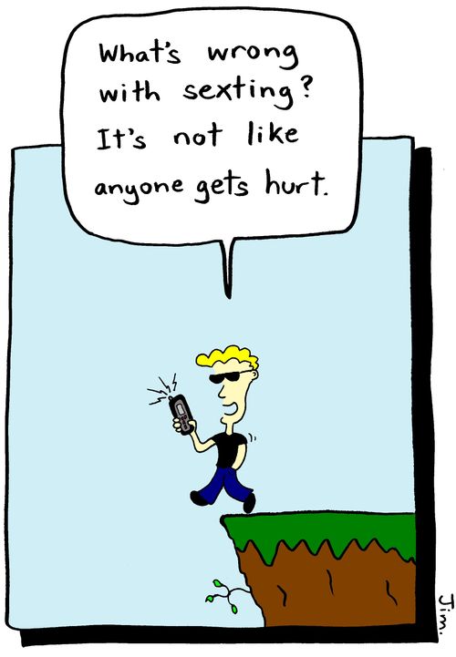 "What's wrong with sexting? It's not like anyone gets hurt."