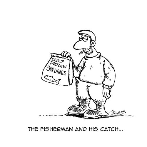 The fisherman and his catch...