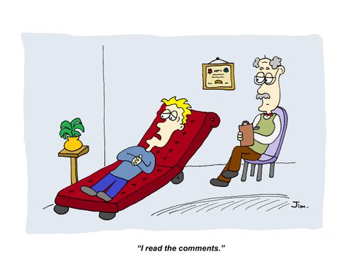 "I read the comments."