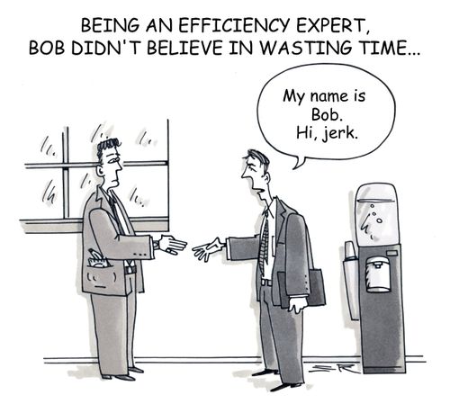 Efficiency Expert Greeting
