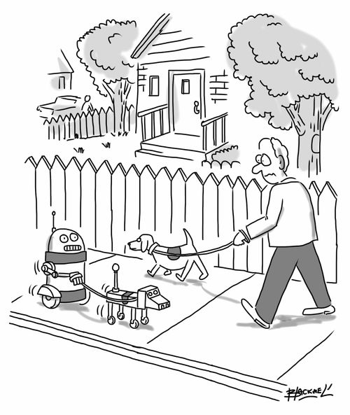 Robot walking pet robot