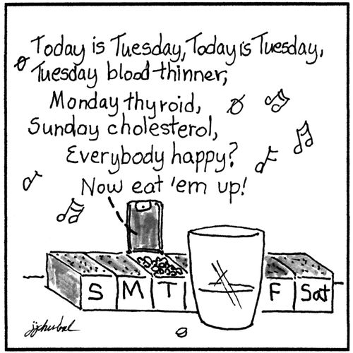 Musical pill box
