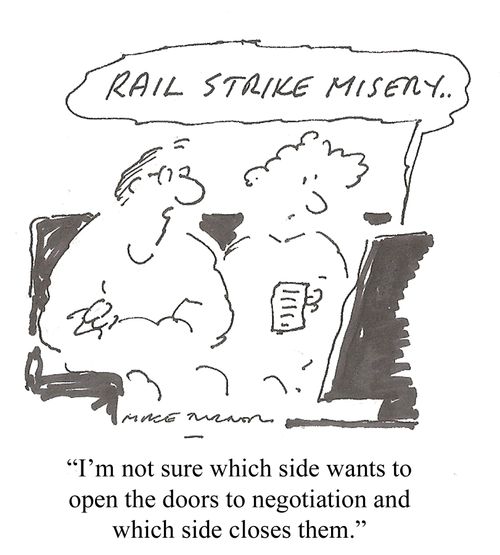 "I'm not sure which side wants to open the doors to negotiation and which side closes them."