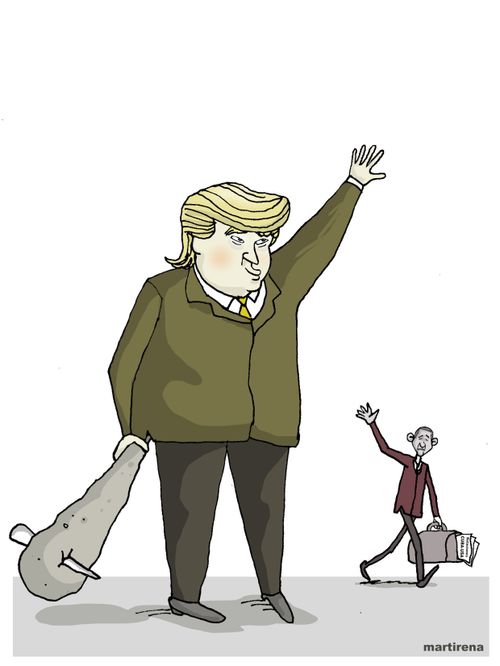 Obama Trump and Relations