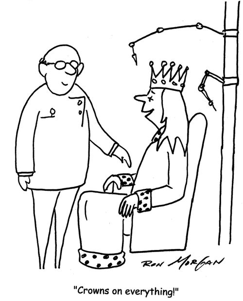 "Crowns on everything!"