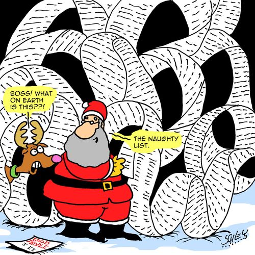 "The naughty list."