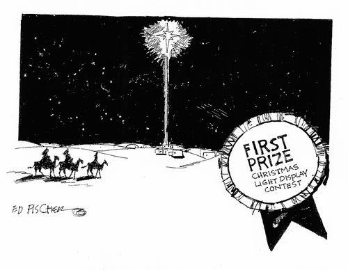 First Prize Christmas Light Display Contest