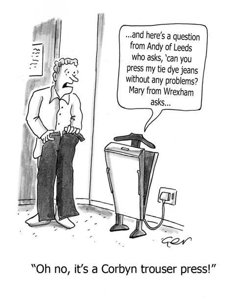 Corbyn trouser press