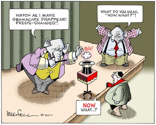 "Watch as I make Obamacare disappear! Presto-changeo!"
