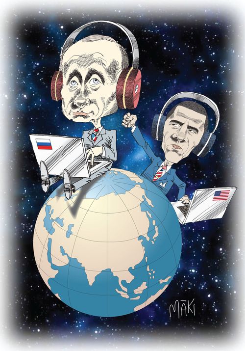 Cyber War Between Obama and Putin