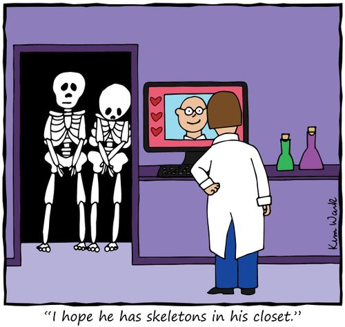 "I hope he has skeletons in his closet."