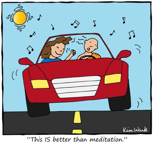 "This IS better than meditation."