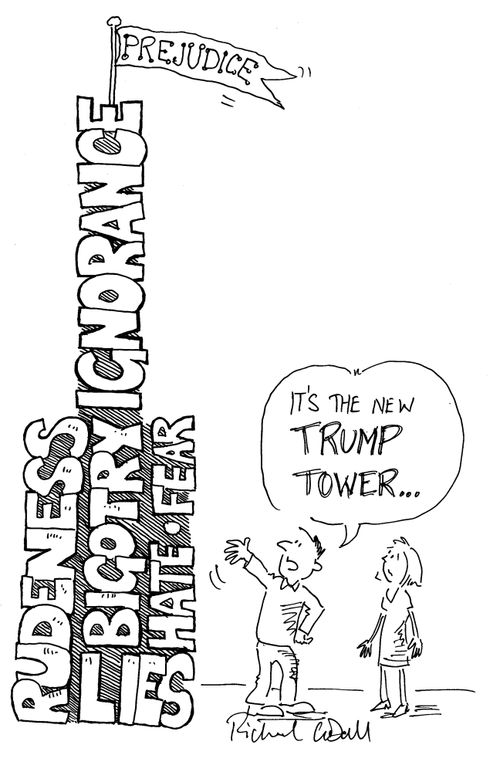 "It's the new Trump Tower..."