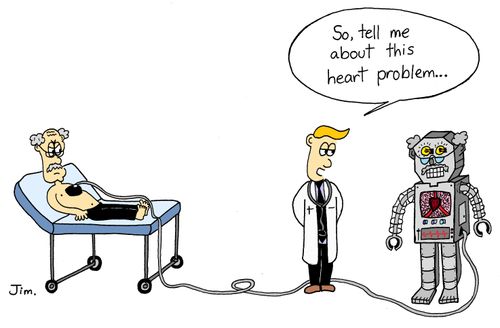 "So, tell me about this heart problem."