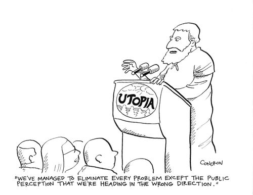 "We've managed to eliminate every problem except the public perception that we're heading in the wrong direction."