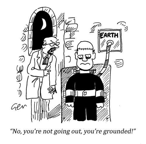"No, you're not going out, you're grounded!"