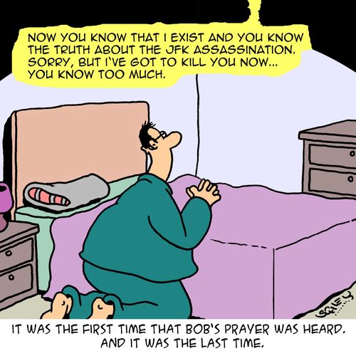 It was the first time that Bob's prayer was heard. And it was the last time.