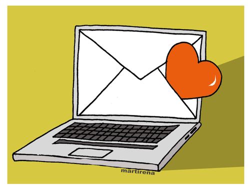 Love letter via email.