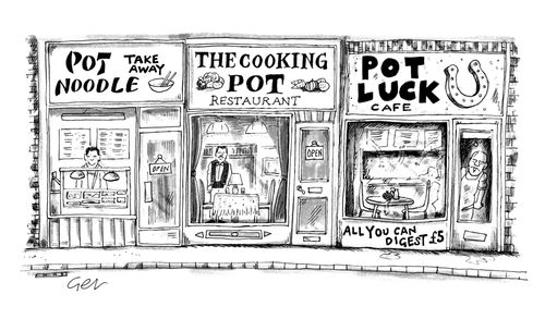 Pot Luck Cafe: All you can digest £5.