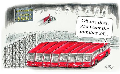 "Oh no, dear, you want number 36..."