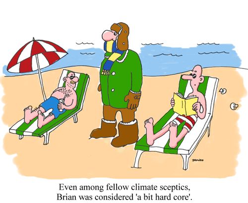 Even among fellow climate sceptics, Brian was considered 'a bit hard core'. 