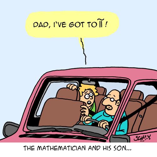 The mathematician and his son...