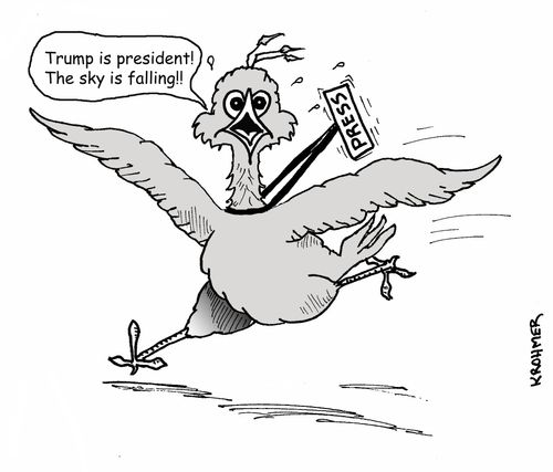 "Trump is president! The sky is falling!!"
