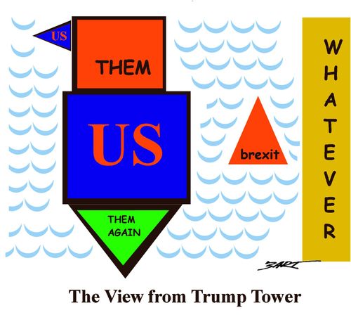 The World Map According to Donald Trump.