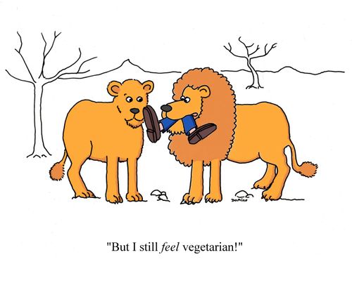 'But I still feel vegetarian!"