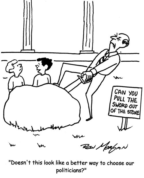 "Doesn't this look like a better way to choose our politicians."